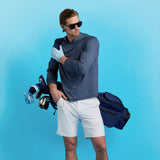 MÉLANGE ICE NYLON HOODIE