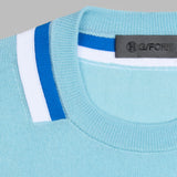 COLOUR BLOCK MERINO WOOL SWEATER