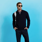 MERINO WOOL WINDBREAKER PULLOVER