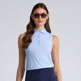 GEO 2 SILKY TECH NYLON SLEEVELESS POLO