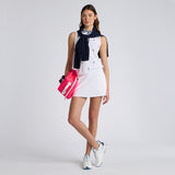 ICON EMBROIDERED 1/4 ZIP SLEEVELESS POLO