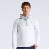 CAMO BRUSHED BACK TECH TERRY 1/4 ZIP HOODIE