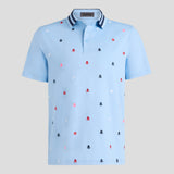 EMBROIDERED TECH JERSEY POLO