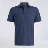 ALL PLAY FOULARD GEO STRETCH KNIT POLO