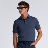 ALL PLAY FOULARD GEO STRETCH KNIT POLO