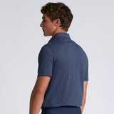 ALL PLAY FOULARD GEO STRETCH KNIT POLO
