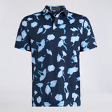 GHOST FLORAL TECH JERSEY POLO