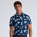 GHOST FLORAL TECH JERSEY POLO