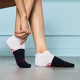 Women's Two Tone Fore Play Ankle Sock