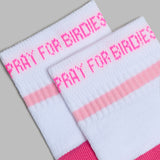 WOMEN'S PRAY FOR BIRDIES QUARTER SOCK