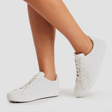 Perforated Leather Durf Snow