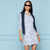 SCATTERED DITZY FLORAL SILKY TECH NLYON SKORT