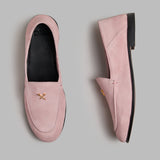 WOMEN'S METAL TEES SUEDE FLEX LOAFER