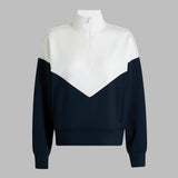 STRETCH SCUBA CHEVRON PULLOVER