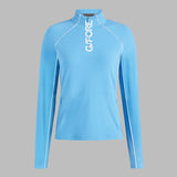 CONTRAST MESH SILKY TECH NYLON 1/4 ZIP PULLOVER