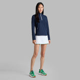 PRAY FOR BIRDIES BRUSHED BACK STRETCH 1/4 ZIP PULLOVER
