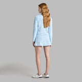 SCRIBBLE PERFORMANCE TWILL 1/4 ZIP TOP