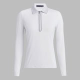 SILKY TECH NYLON QUARTER ZIP POLO