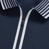 SILKY TECH NYLON QUARTER ZIP POLO
