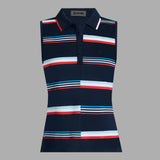 TECH PIQUÉ ENGINEERED STRIPE POLO
