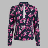 IRIS SILKY TECH NYLON LONG SLEEVE POLO