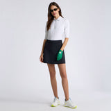 SILKY TECH NYLON LONG SLEEVE ZIP POLO