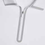 SILKY TECH NYLON LONG SLEEVE ZIP POLO