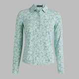 FIREWORKS SILKY TECH NYLON LONG SLEEVE POLO