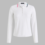 SILKY TECH NYLON LONG SLEEVE POLO