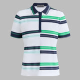 ENGINEERED STRIPE TECH PIQUÉ POLO
