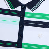 ENGINEERED STRIPE TECH PIQUÉ POLO