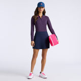 GEO 2 SILKY TECH NYLON LONG SLEEVE 1/4 ZIP POLO