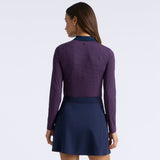 GEO 2 SILKY TECH NYLON LONG SLEEVE 1/4 ZIP POLO