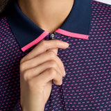 GEO 2 SILKY TECH NYLON LONG SLEEVE 1/4 ZIP POLO
