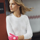 Pointelle G Crewneck Sweater