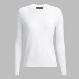 Pointelle G Crewneck Sweater