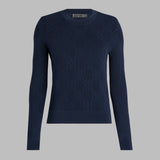 Pointelle G Crewneck Sweater