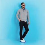 TECH MÉLANGE RAGLAN QUARTER ZIP PULLOVER