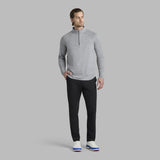 TECH MÉLANGE RAGLAN QUARTER ZIP PULLOVER