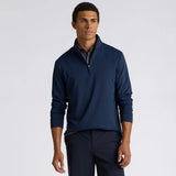 BRUSHED BACK TECH TERRY 1/4 ZIP PULLOVER