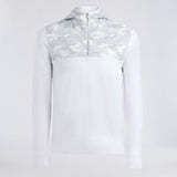 CAMO BRUSHED BACK TECH TERRY 1/4 ZIP HOODIE