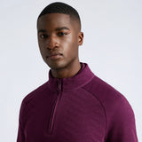 DUNES COTTON QUILTED 1/4 ZIP PULLOVER