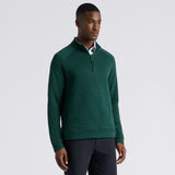 DUNES COTTON QUILTED 1/4 ZIP PULLOVER