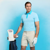 FEEDER STRIPE FINE TECH JERSEY POLO