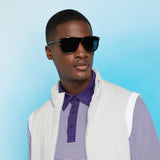 FEEDER STRIPE FINE TECH JERSEY POLO