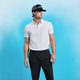 FINE STRETCH JACQUARD POLO
