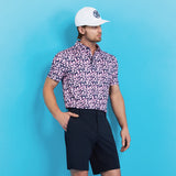 OPTIC FLORAL TECH STRETCH JERSEY POLO