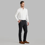 SUPER SOFT BRUSHED COTTON LONG SLEEVE POLO