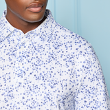 SCATTERED DITZY TECH JERSEY POLO