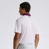 HERRINGBONE STRIPE TECH JERSEY POLO